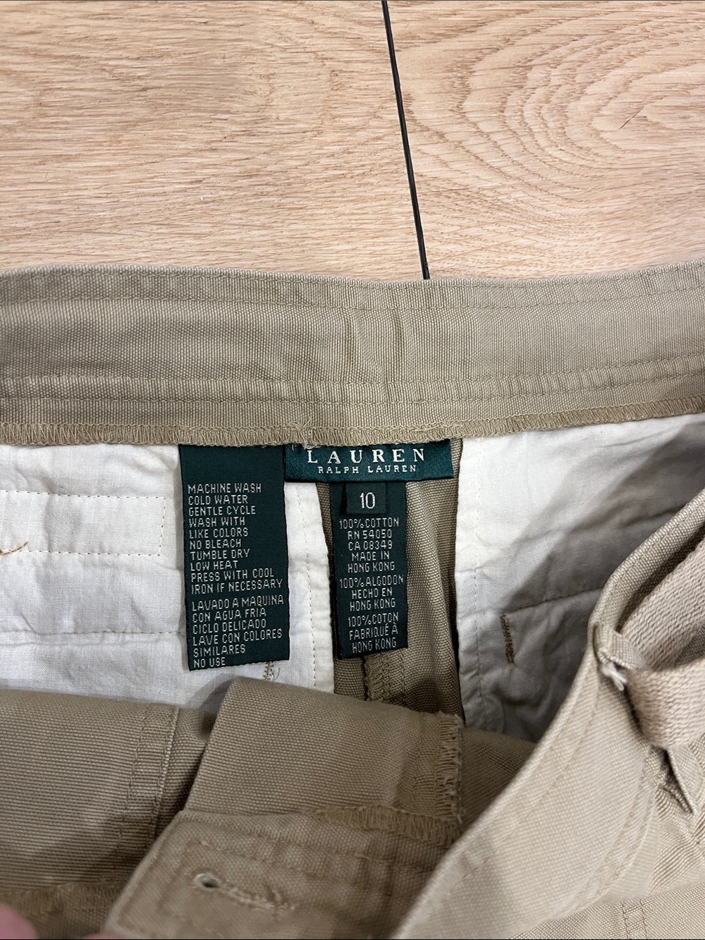Lauren Ralph Lauren Men's Khaki Cotton Chinos - Light Tan